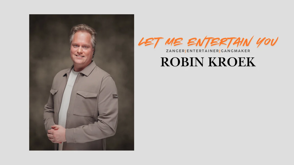 Zanger | Entertainer | Gangmaker Robin met een breed repertoire Nederlands & Engels talig